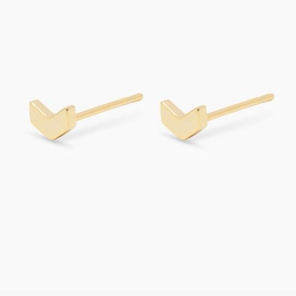 Gorjana Venice Chevron Stud Earrings - Picture 1 of 9